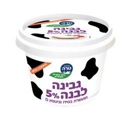 גבינה לבנה טרה 5% 250 גרם