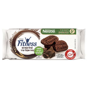 עוגיות פיטנס שוקולד מריר 180 גרם