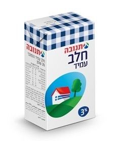 חלב עמיד 3% תנובה 1 ליטר