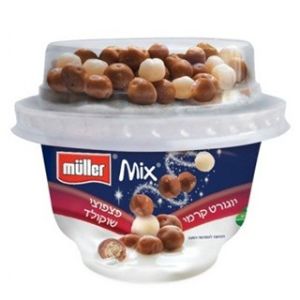מולר מיקס פצפוצי שוקולד 4.3% 170 גרם
