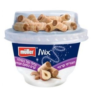 מולר מיקס גלילי ופל 3% 170 גרם