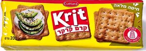 קריט קרם קרקר חיטה מלאה 200 גרם
